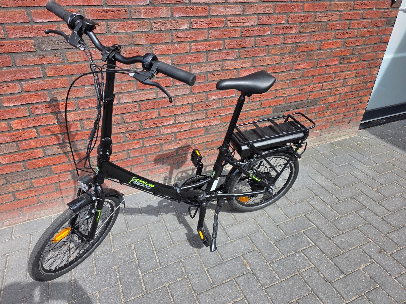 Orus E-2000 Elektrische vouwfiets (Nieuw), 20 inch of meer, Velgrem, Versnellingen, Zo goed als nieuw