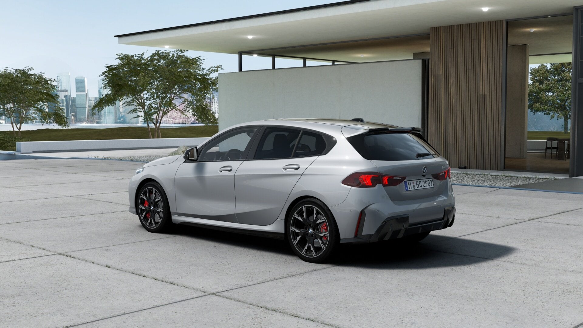 BMW 1 Serie 120 M Sport Automaat / Panoramadak / Sportstoele, Auto's, Zwart, 156 pk, Automatische klimaatregeling, Bedrijf