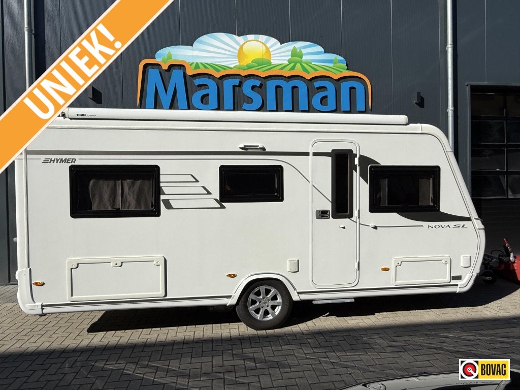 Eriba Nova SL 485 CARAVAN IN PERFECTE STAAT, Caravans en Kamperen, Caravans, Overige typen, Rondzit, Schokbreker, 5 tot 6 meter