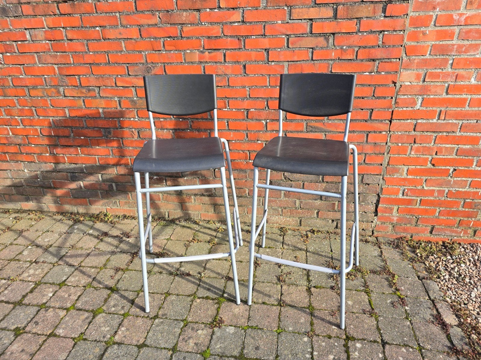 Ikea Stig barkruk 2x, Huis en Inrichting, Ophalen, 60 tot 90 cm, 2 krukken, Kunststof