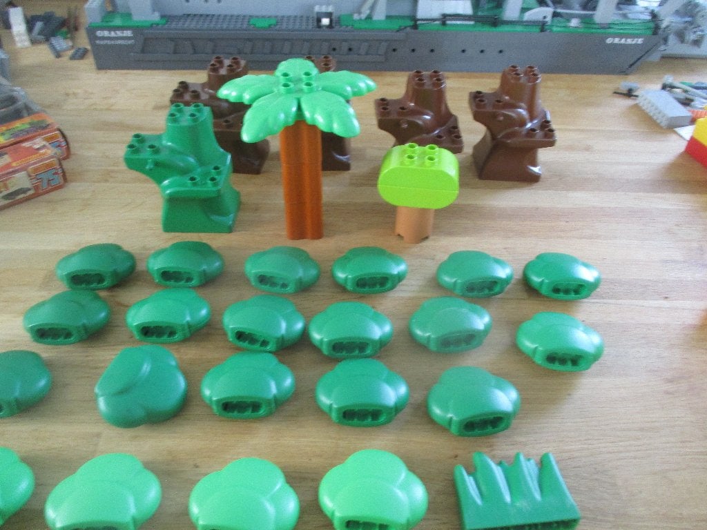 DUPLO BOMEN BOOMSTAMMEN LOOF GRAS, Overige thema's, Ophalen of Verzenden, Zo goed als nieuw, Duplo
