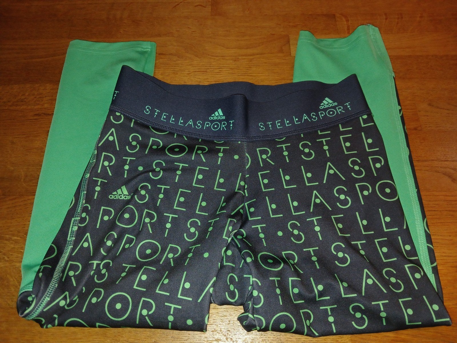 Adidas StellaSport sportlegging - Maat S, Kleding | Dames, Ophalen of Verzenden, Adidas StellaSport, Maat 36 (S), Groen