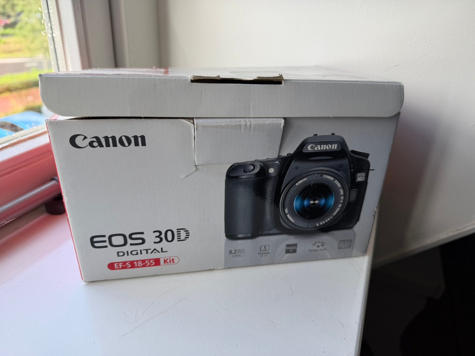 Canon EOS 30D digitale camera met veel accessoires., Audio, Tv en Foto, Ophalen, Gebruikt, Canon, Overige typen