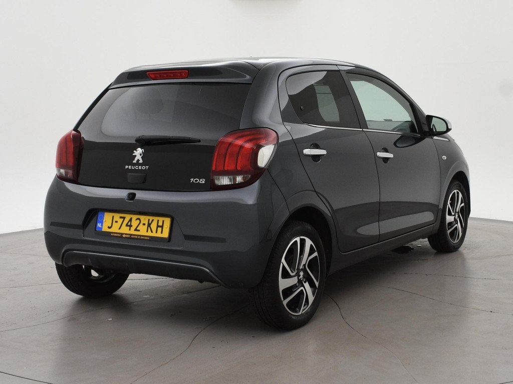 Peugeot 108 1.0 e-VTi ALLURE 5-DEURS + APPLE CARPLAY | CAMER, Auto's, Peugeot, Voorwielaandrijving, Stof, Gebruikt, 4 stoelen