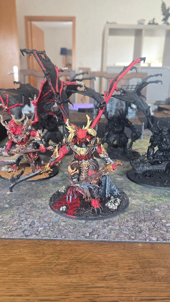 Warhammer Bloodthirster Army – 5x Bloodthirster, Hobby en Vrije tijd, Figuurtje(s), Warhammer, Ophalen of Verzenden, Zo goed als nieuw