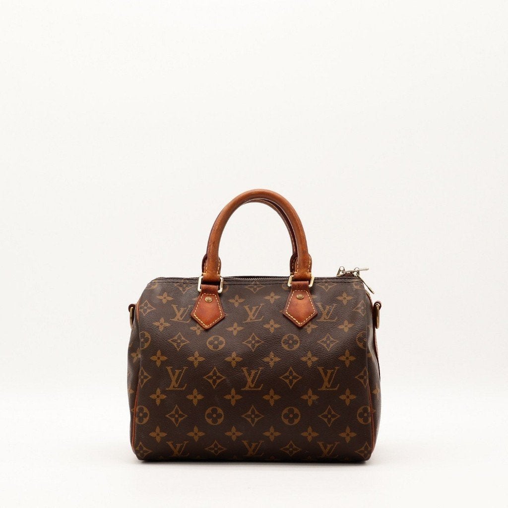 Louis Vuitton Speedy 25 schoudertas, Verzenden, Gebruikt, Bruin, Schoudertasje