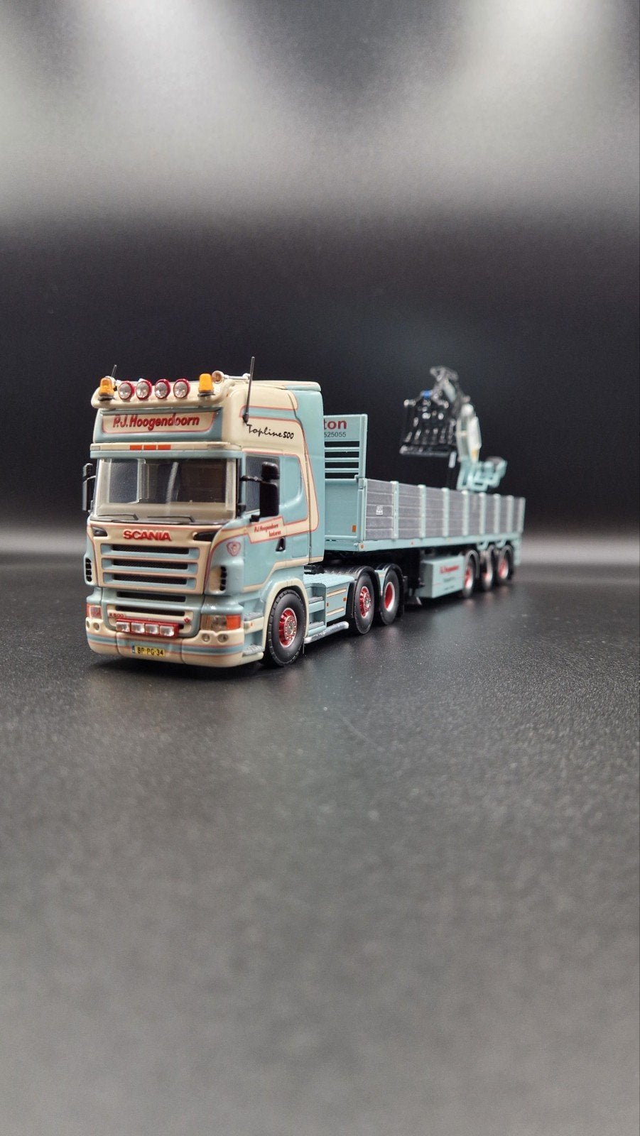 Tekno | P.J. Hoogendoorn - Scania, Hobby en Vrije tijd, Ophalen of Verzenden, Zo goed als nieuw, Bus of Vrachtwagen, Tekno