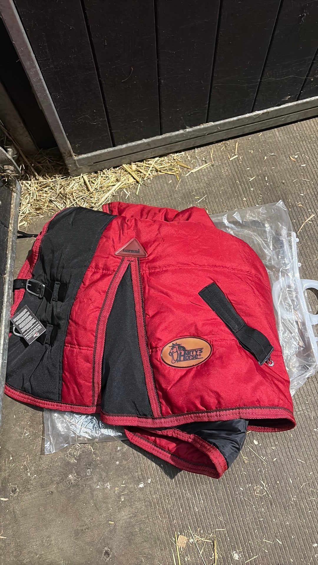 Staldeken highliner 200 grams 175, Dieren en Toebehoren, Rood, Ophalen of Verzenden, Pony (P), Harry's Horse