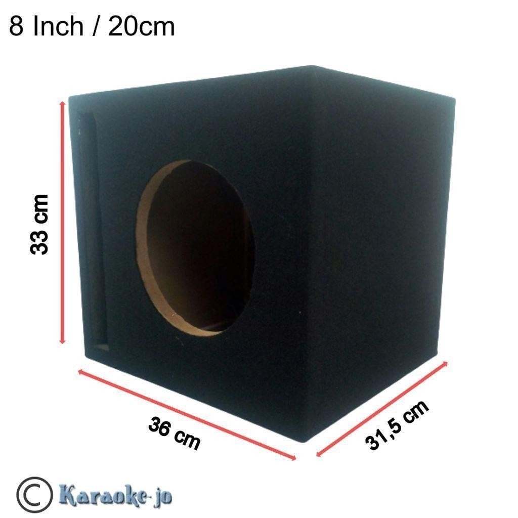 Behuizing met basspoort 8 Inch 20 cm 20 Liter, ., Nieuw, Ophalen of Verzenden, .