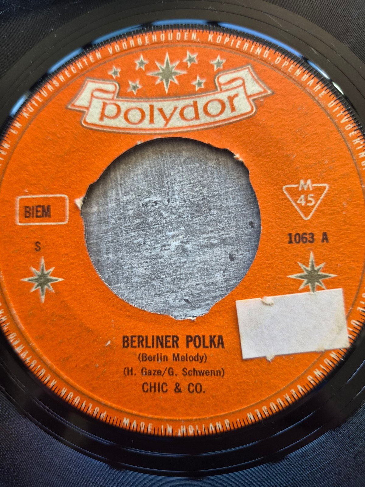 zeldzame polka single van Chic & Co Berliner polka, Ophalen of Verzenden, Gebruikt