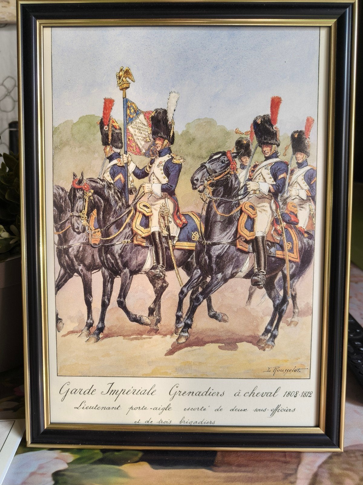 Garde Impériale Grenadiers à cheval 1808-1812, Ophalen of Verzenden, Landmacht, Nederland, Foto of Poster