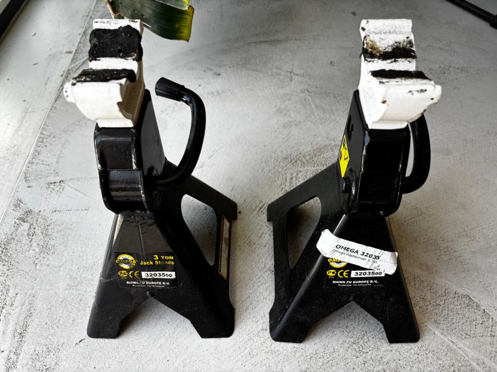 Omega Jack Stands 3 Ton, Ophalen, Gebruikt