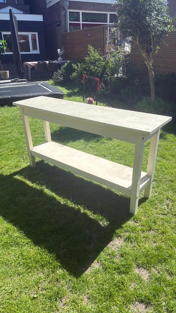 Side table, Ophalen, Gebruikt, 150 tot 200 cm, 25 tot 50 cm