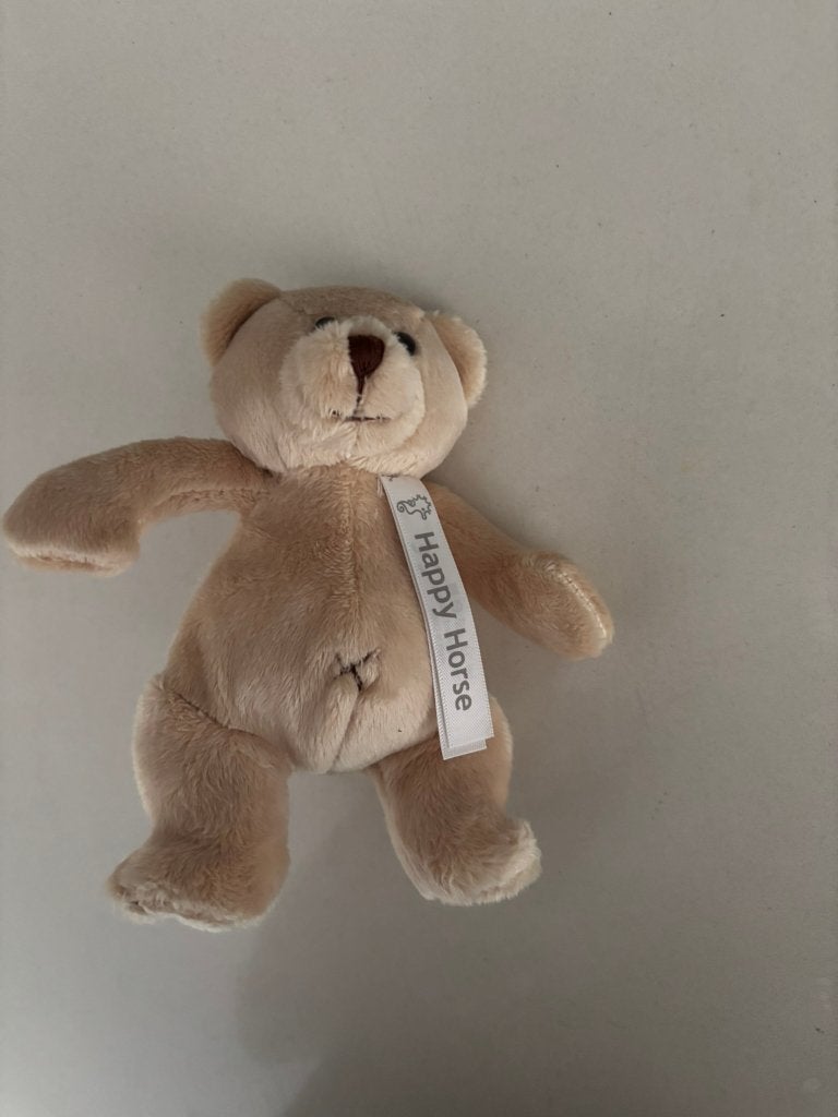 Happy horse licht bruin beige beer beertje knuffel 15 cm!, Overige karakters, Beer, Happy Horse, Ophalen of Verzenden