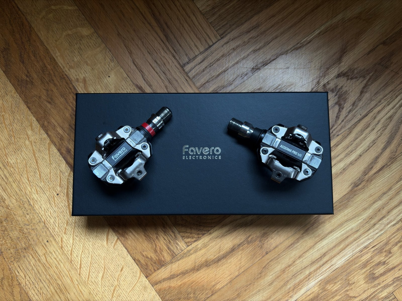 Favero Assioma PRO MX-1 Powermeter Pedalen, Crankstel of Pedalen, Gravelbike, Ophalen of Verzenden, Zo goed als nieuw