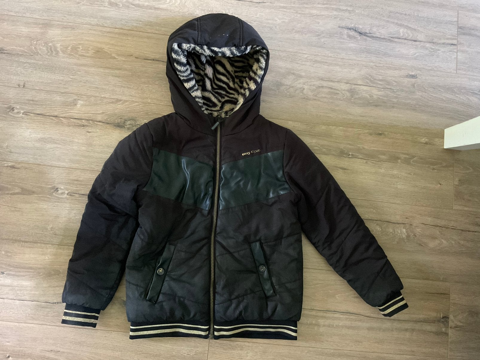 Reversible winterjas van WE fashion maat 146/152, Ophalen of Verzenden, Zo goed als nieuw, Meisje, Jas
