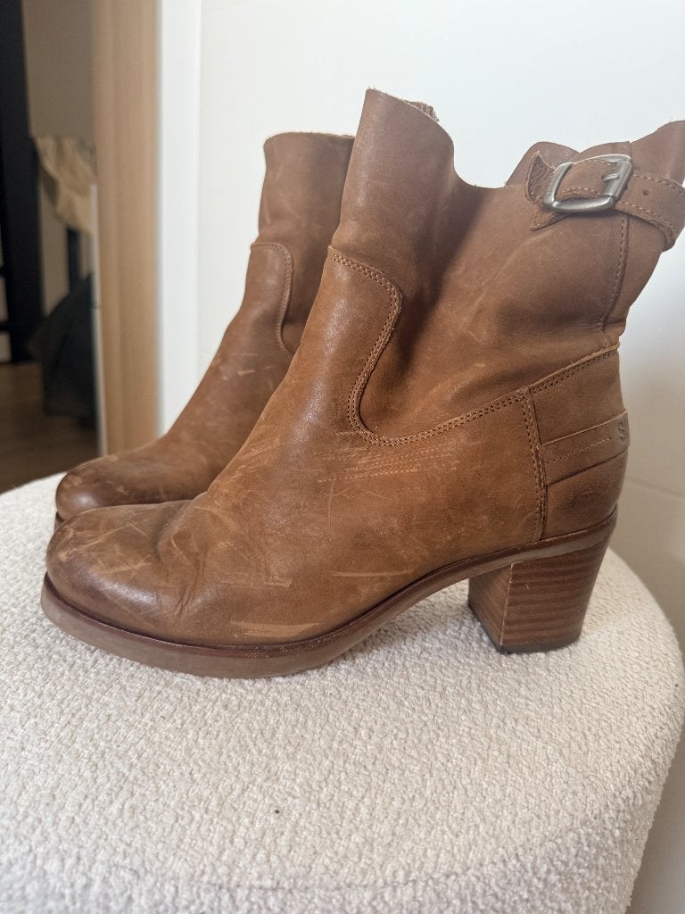 Shabbies Amsterdam laarzen, Kleding | Dames, Schoenen, Hoge laarzen, Ophalen of Verzenden, Gedragen, Bruin