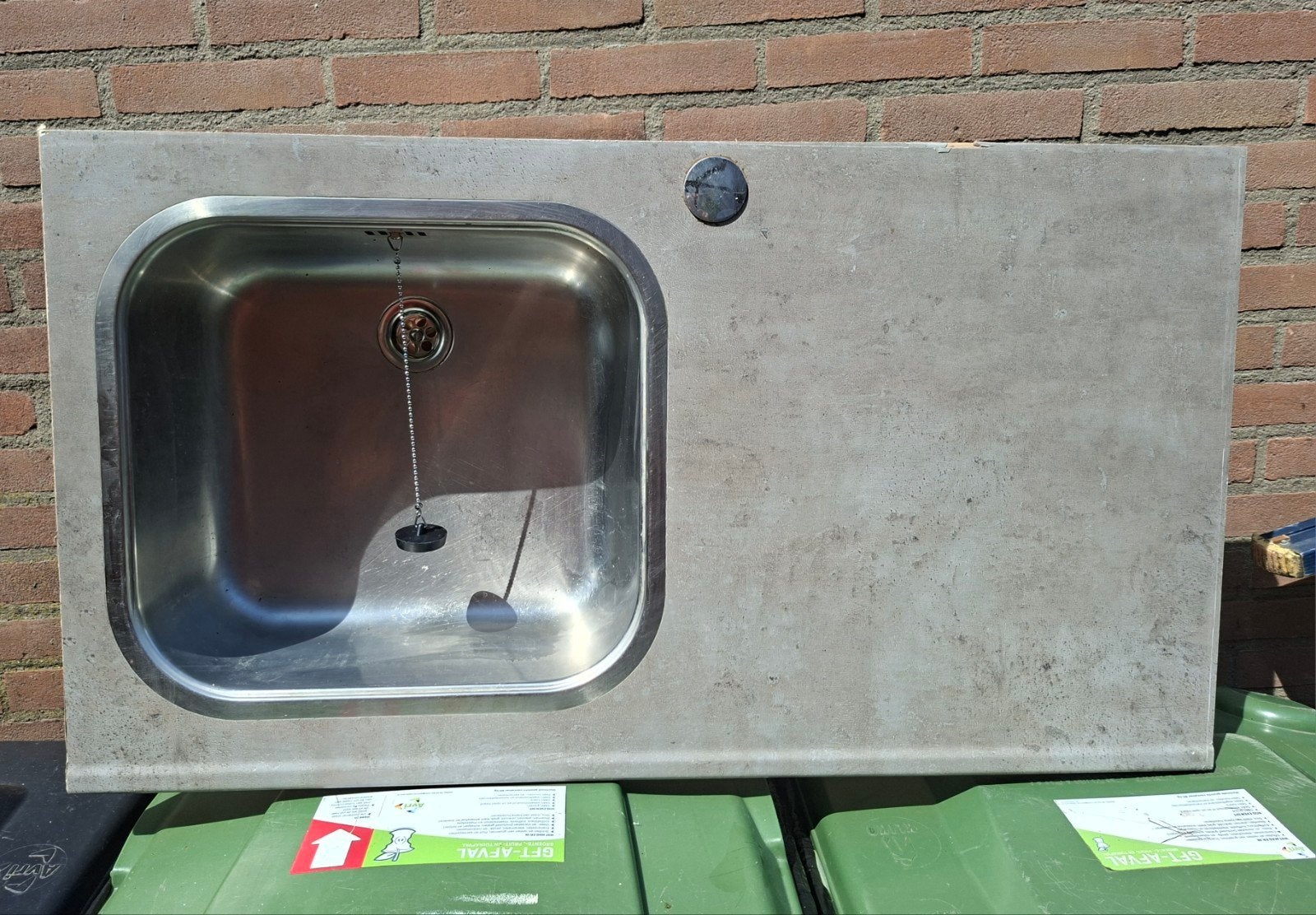 Aanrechtblad, Ophalen, 25 tot 50 cm, 50 tot 100 cm, Minder dan 100 cm
