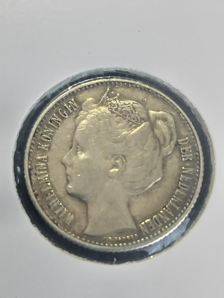 1/2 gulden 1908, Postzegels en Munten, Munten | Nederland, Ophalen of Verzenden, Koningin Wilhelmina, 1 gulden