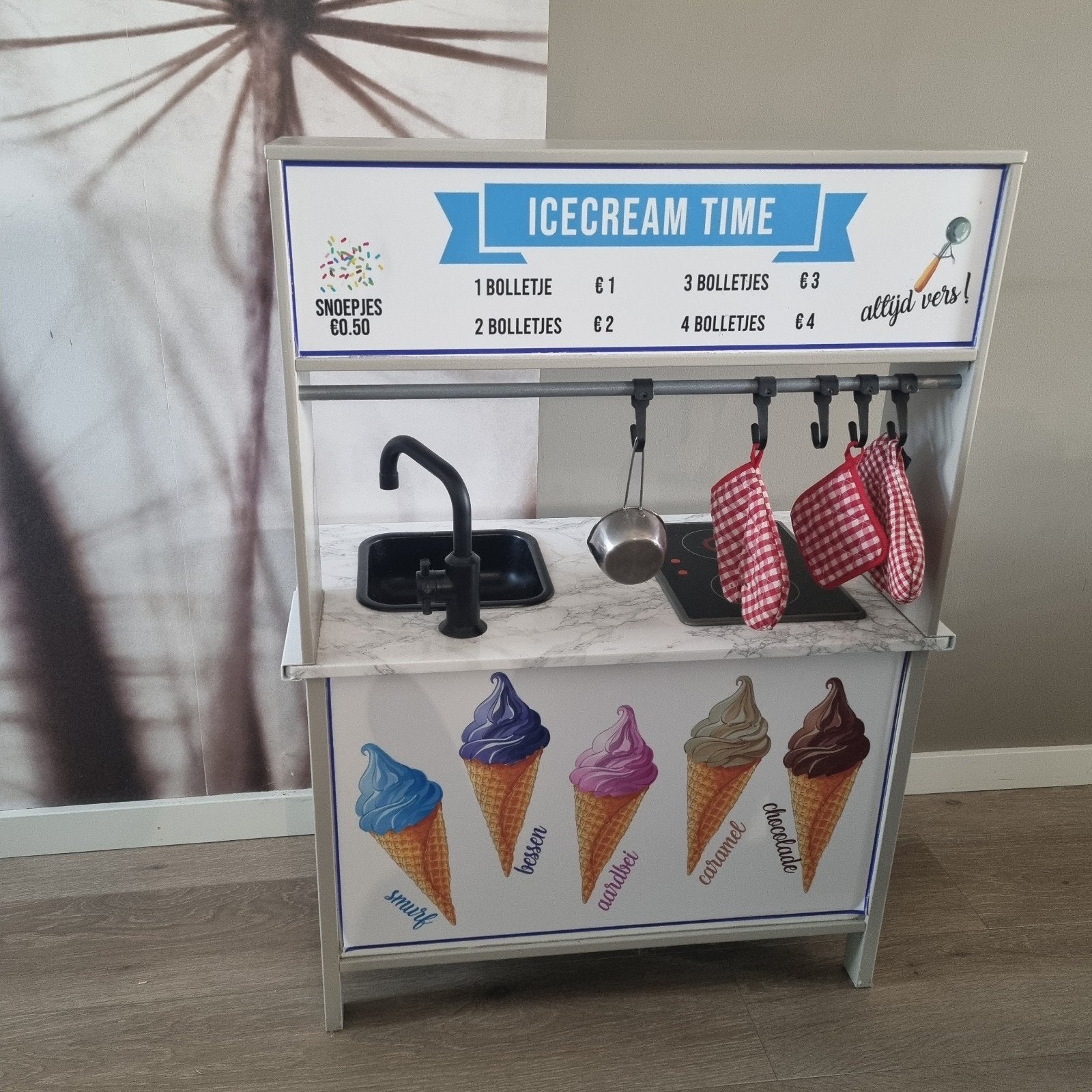 Ikea Duktig keuken met ijsverkoop en accessoires, Ophalen, Gebruikt