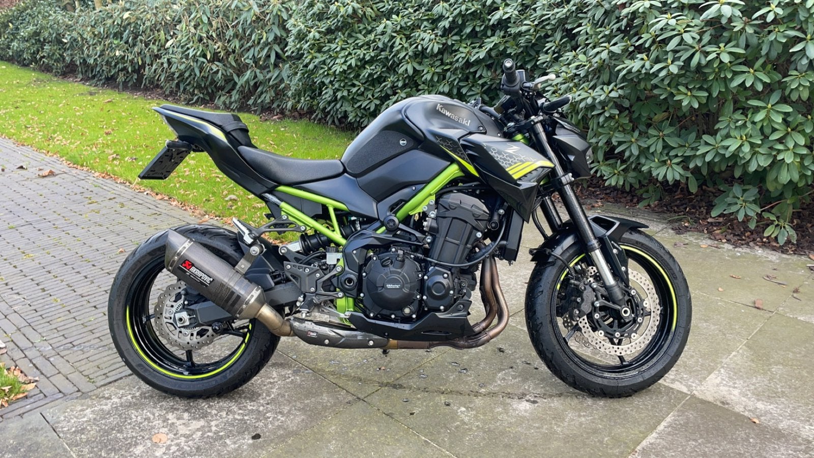 Kawasaki Z900 A2 2021, Ophalen