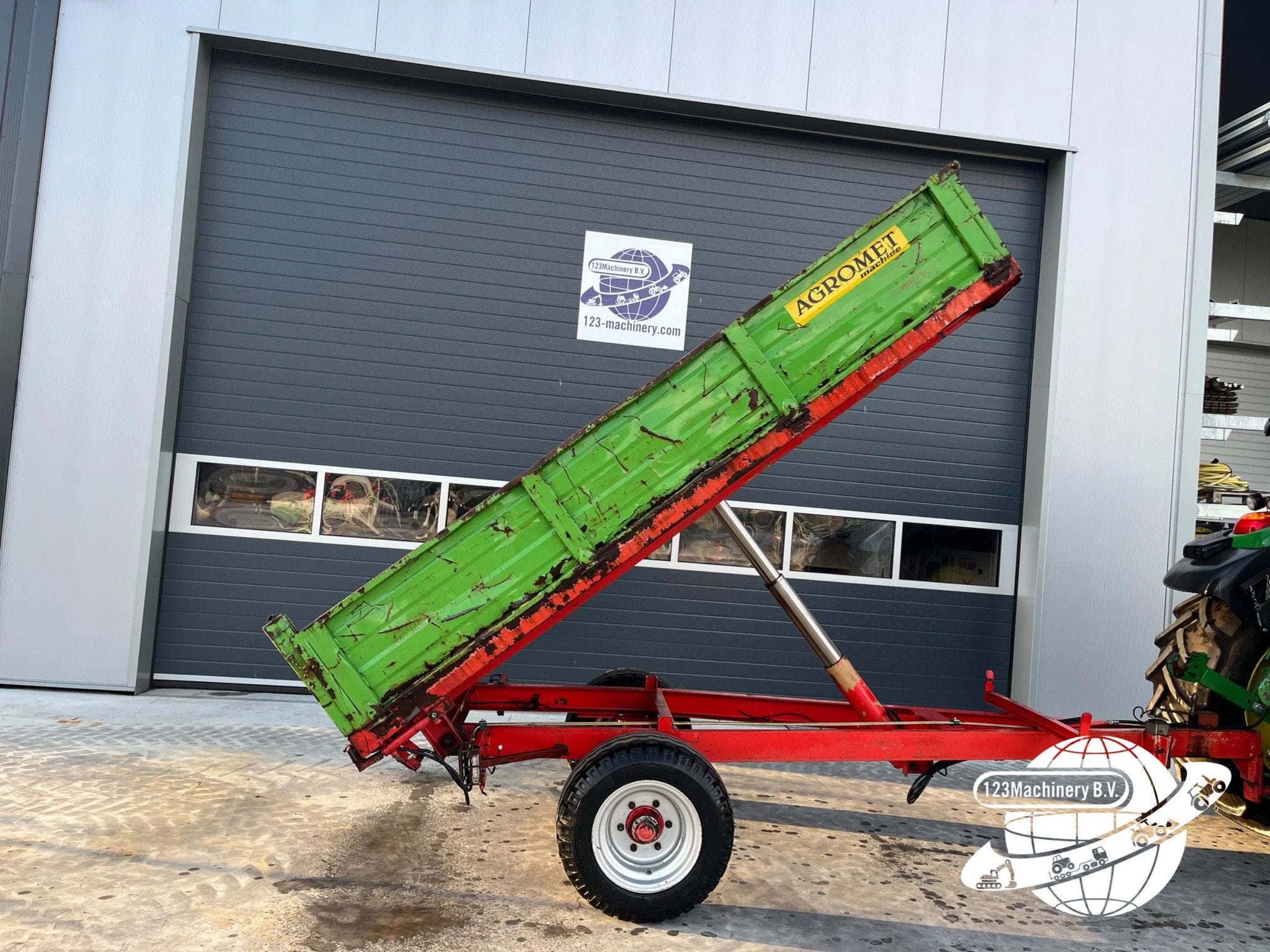 Agromet T045 Grondkieper / bakkenwagen nl kenteken