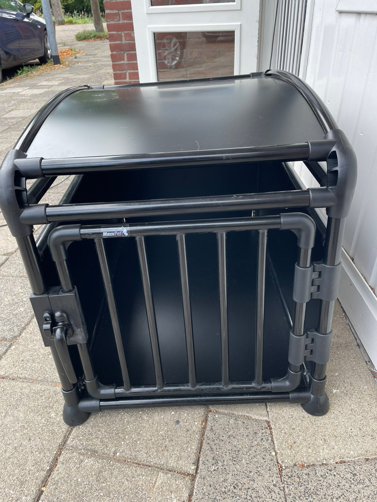 Autobench / hondenbench voor in auto te koop!, Dieren en Toebehoren, Hondenhokken, Ophalen, Zo goed als nieuw, 75 tot 110 cm, 65 tot 100 cm