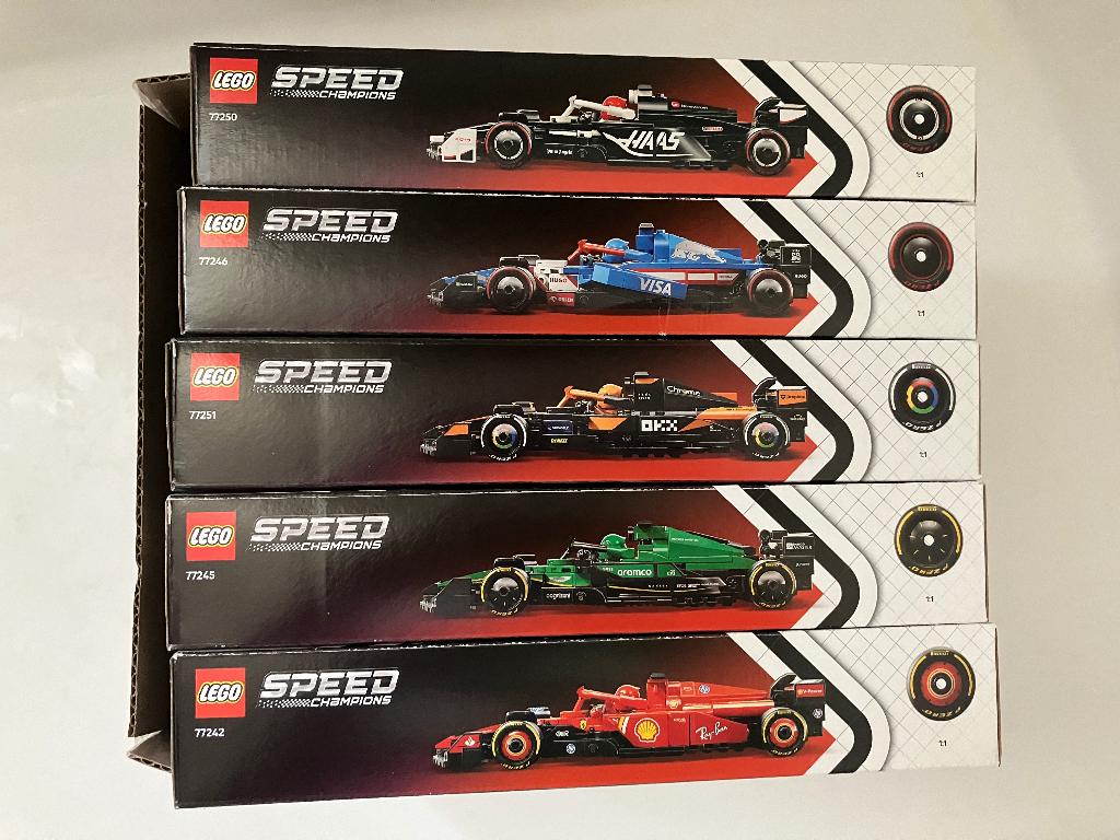 LEGO Speed Champions F1 77242 77245 77246 77250 77251, Lego, Nieuw, Complete set, Compleet