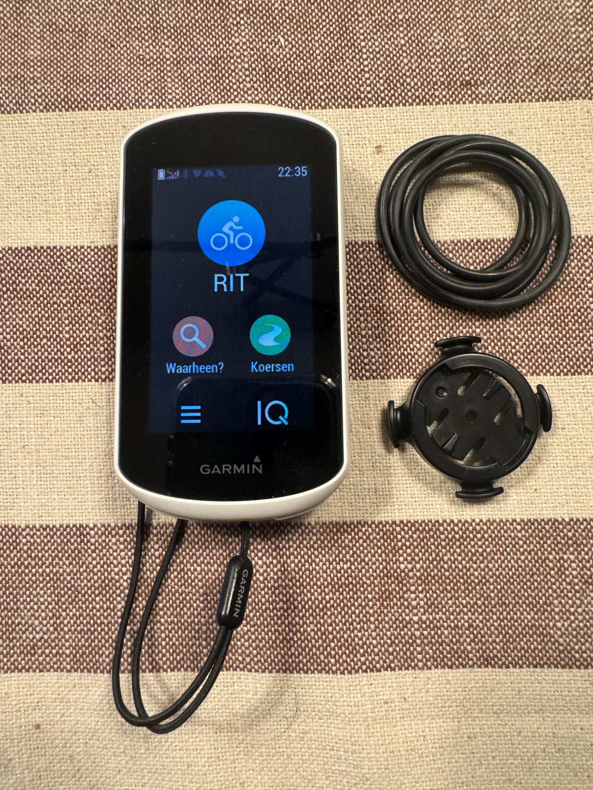 Garmin Edge Explore fietsnavigatie, Fietsen en Brommers, Fietsaccessoires | Fietscomputers, Ophalen of Verzenden, Draadloos, Gebruikt