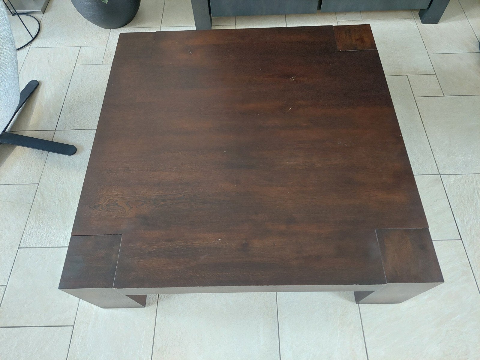 Salontafel van Goossens serie Quint 110x110, Ophalen, Vierkant, Minder dan 50 cm, 100 tot 150 cm