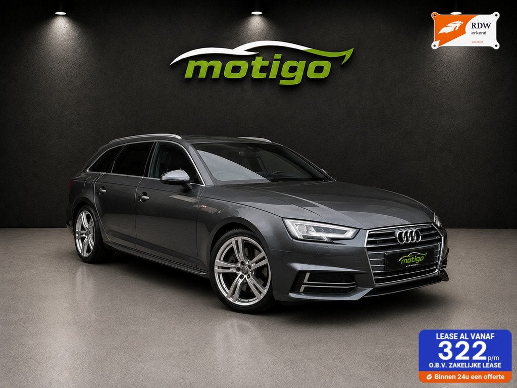 Prachtige Audi A4 Avant 1.4 TFSI Sport S line black edition, Auto's, Audi, 4 cilinders, 150 pk, A4, Leder