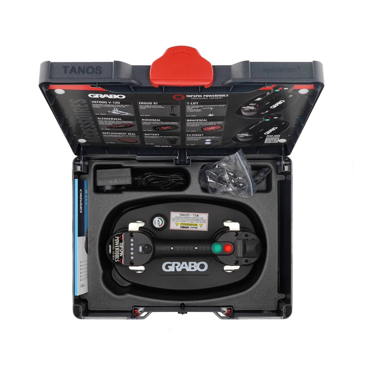Grabo Elektrische Vacuüm Zuignap met Koffer, Ophalen, Nieuw, Overige typen, Overige merken