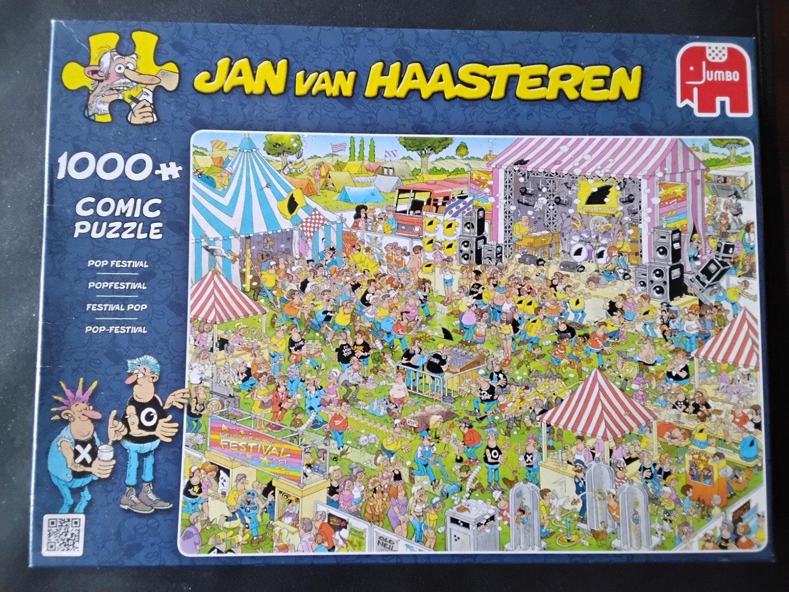 Jan van Haasteren pop festival ruilen, Ophalen, 500 t/m 1500 stukjes, Gebruikt, Legpuzzel