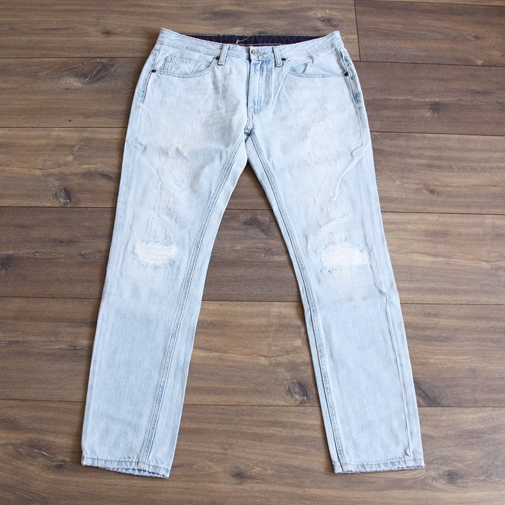 Mooie True Religion Spijkerbroek - 88 (Size 28) € 60,-, Blauw, True Religion, Ophalen of Verzenden, Zo goed als nieuw
