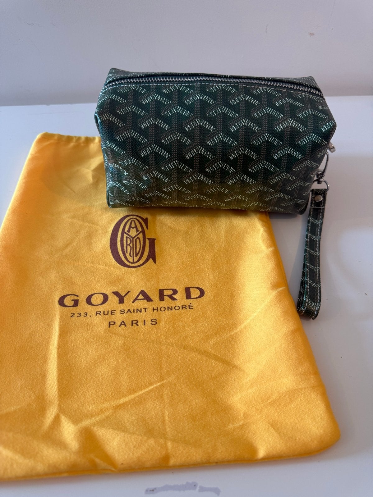 Goyard Toilettas Groen, Sieraden, Tassen en Uiterlijk, Toilettassen, Ophalen of Verzenden, Nieuw, Groen, Heer of Dame