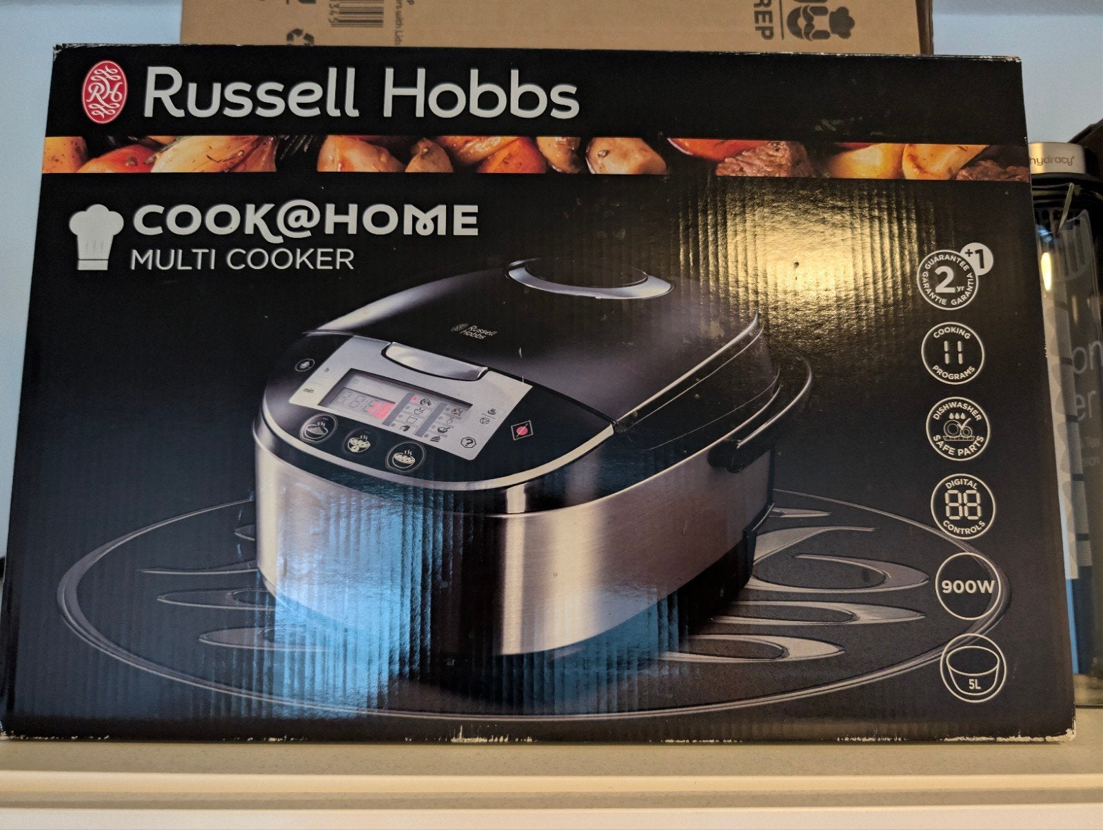 Russell Hobbs Cook@Home Multicooker 900W 5L, Ophalen, Zo goed als nieuw