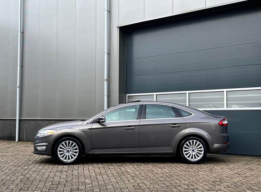 Ford Mondeo 1.6 EcoBoost Platinum bj.2014 Navi|Opendak|Trekh, Auto's, Voorwielaandrijving, Gebruikt, 4 cilinders, Bluetooth