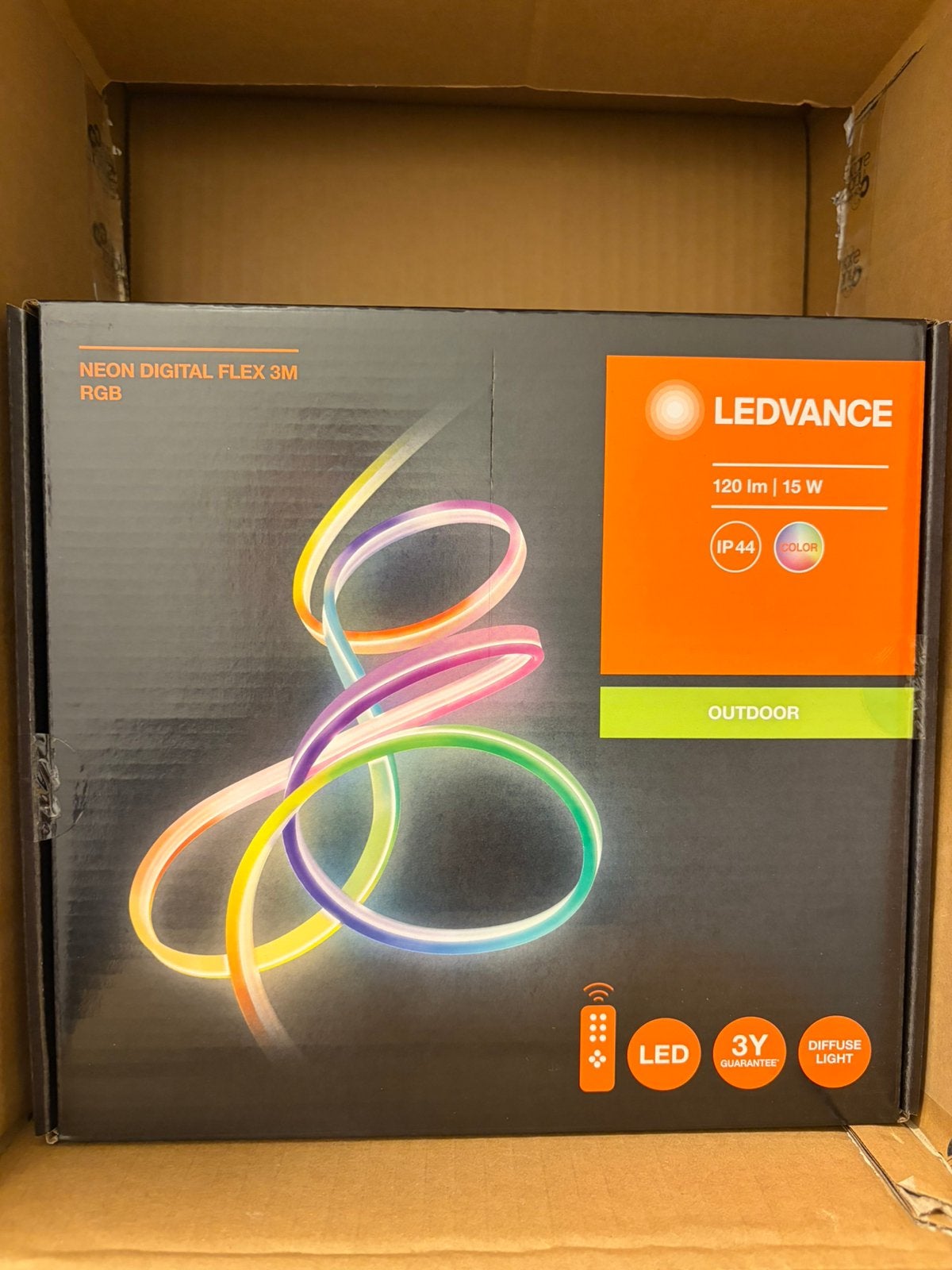 Neon LED Strip met afstandsbediening en RGB | 3 Meter| nieuw, Ophalen of Verzenden, Nieuw, Minder dan 30 watt, Led-lamp