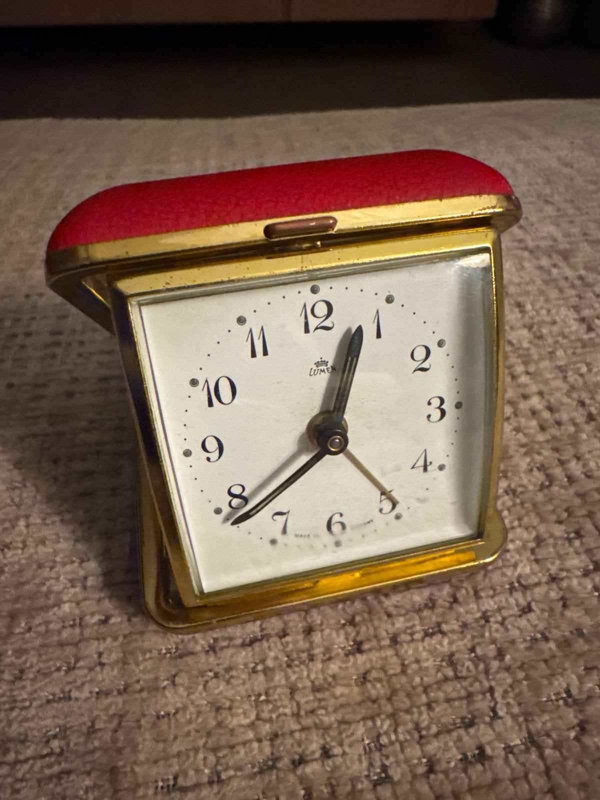 Vintage Luma Reiswekker - Compact en Stijlvol, Ophalen of Verzenden