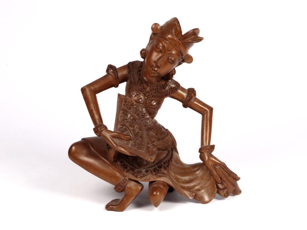 Sculptuur Kebyar Danser Bali, Antiek en Kunst, Ophalen of Verzenden, Hout, Houtsnijwerk