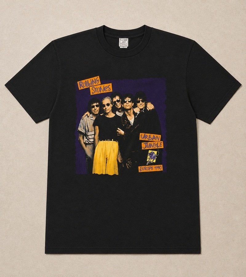 ROLLING STONES SPLINTER NIEUW ORIGINEEL T SHIRT 1990, Ophalen, Nieuw, Maat 56/58 (XL), Zwart
