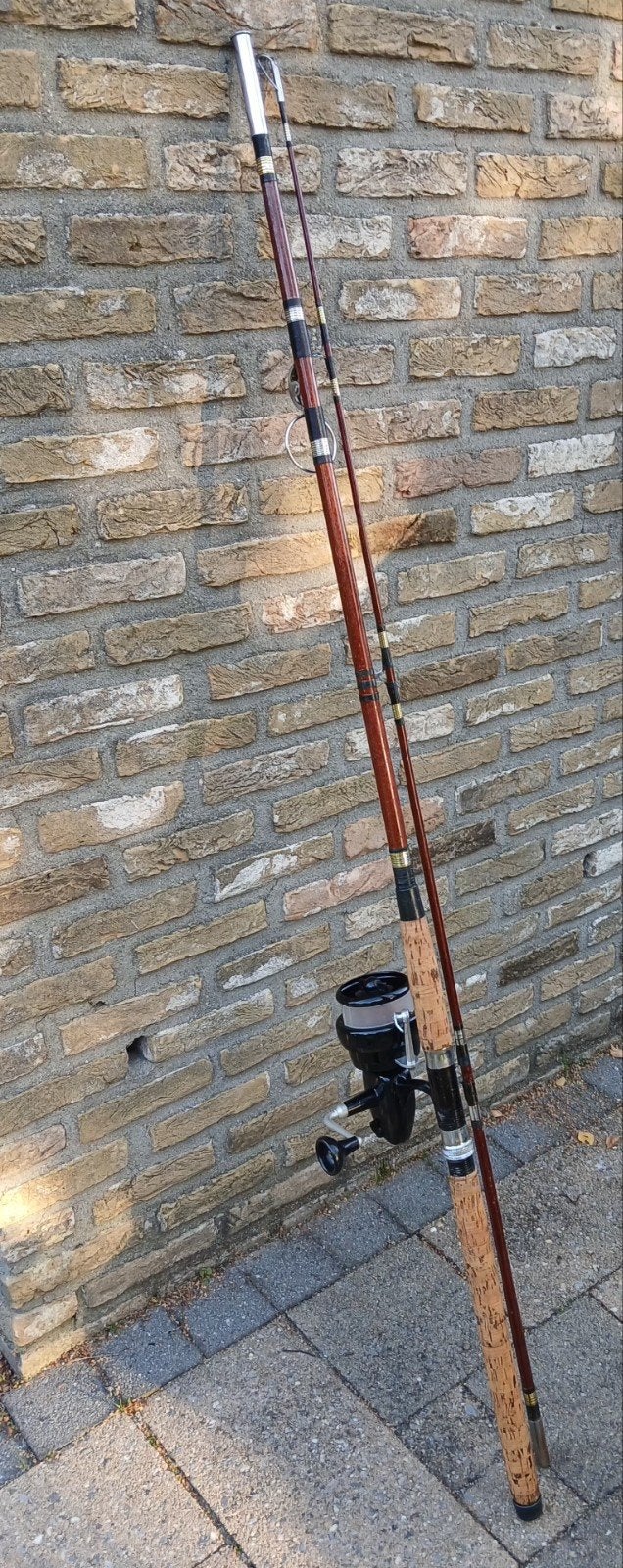 Zeehengel(boot) met zeemolen Chrystalis MTL e-junior, Ophalen, Gebruikt, Complete hengel