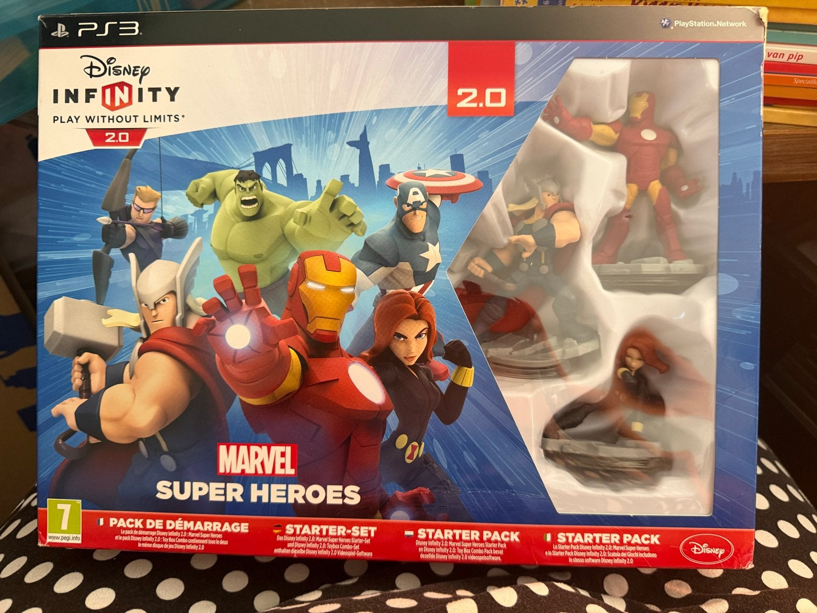 Disney Infinity 2.0 Marvel Super Heroes Starter Pack PS3, Avontuur en Actie, Gebruikt, 1 speler, Eén computer