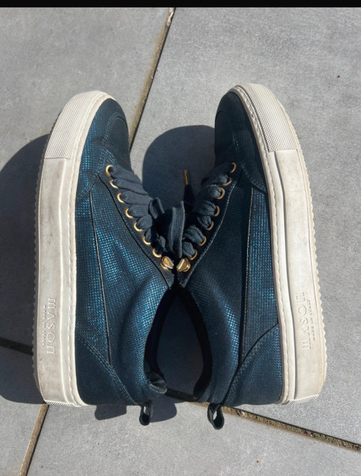 Mason Garments blauw maat 38,5, Blauw, Ophalen of Verzenden, Sneakers of Gympen, Gedragen