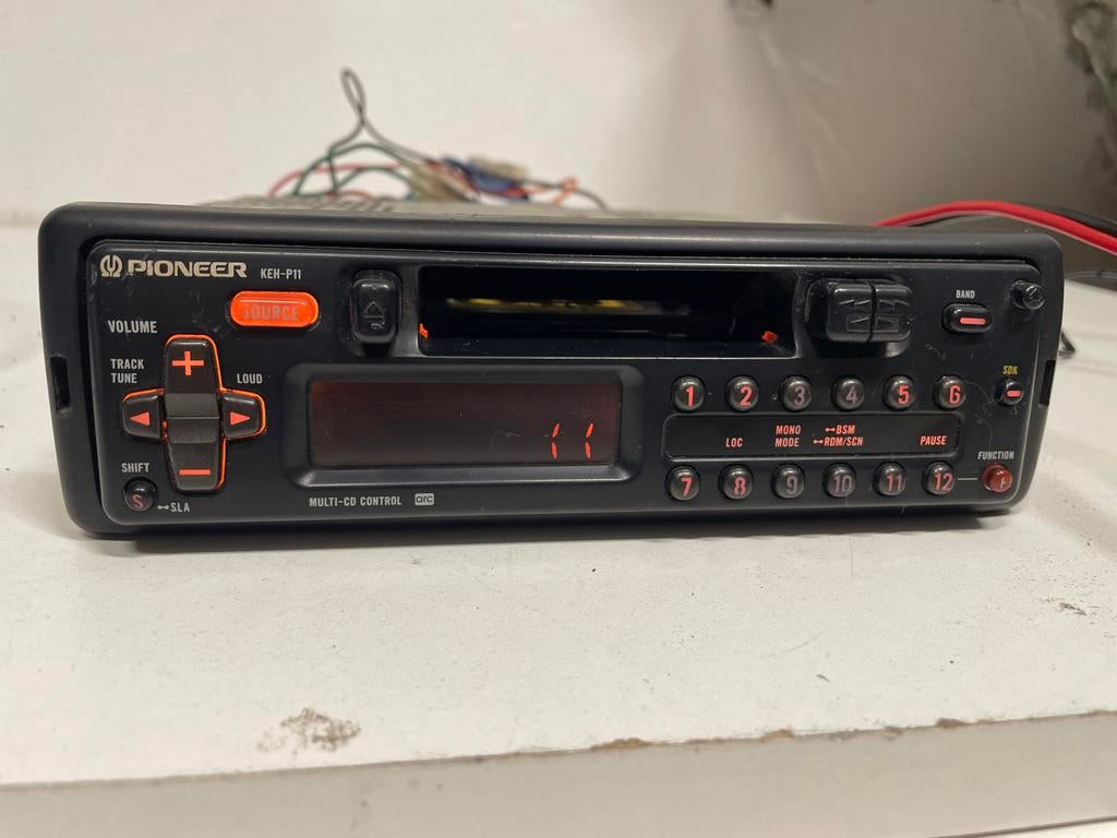 Pioneer KEH-P11 Autoradio Cassettespeler, Auto diversen, Autoradio's, Ophalen of Verzenden, Gebruikt