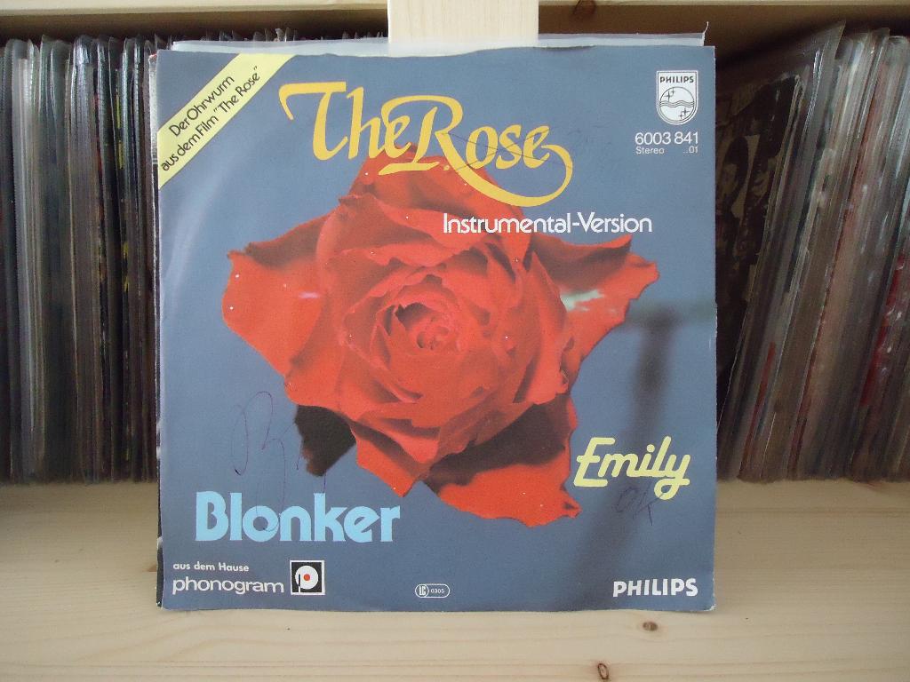 7" Single Blonker - The Rose / Emily, Ophalen of Verzenden, Gebruikt, Pop