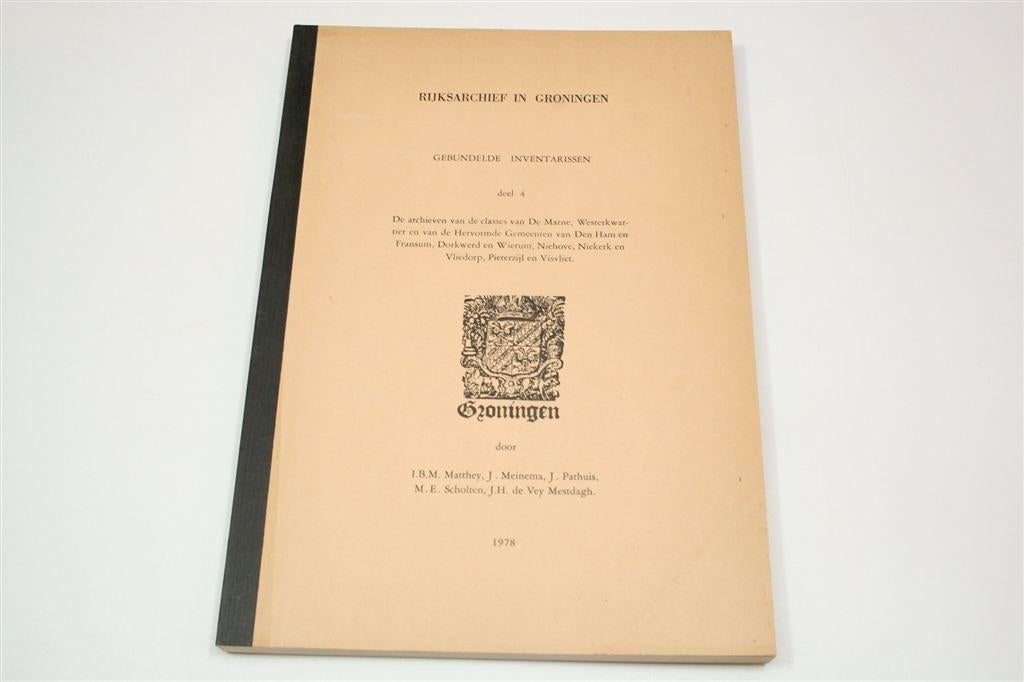 Hervormde Gemeenten Groningen — Archief Inventaris 1978, Boeken, Ophalen of Verzenden, Gelezen