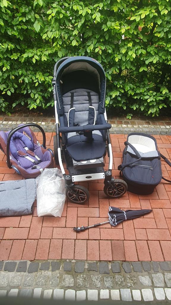 Hartan Kinderwagen Racer GTX 3-in-1 Combiwagen, Kinderen en Baby's, Kinderwagens en Combinaties, Ophalen of Verzenden, Overige merken