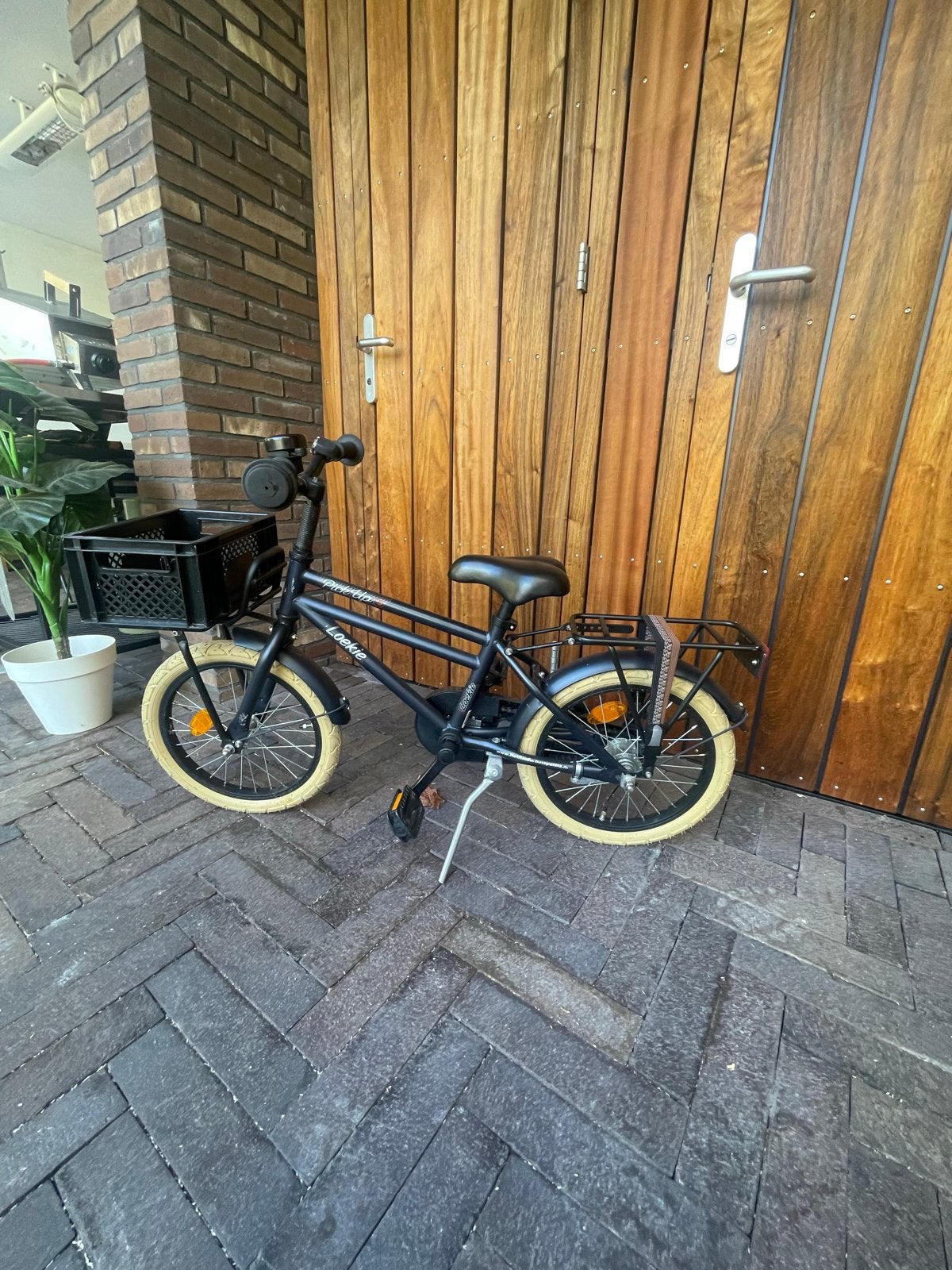 Loekie transportfiets 16 inch - Zo goed als nieuw, Fietsen en Brommers, Fietsen | Kinderfietsjes, Ophalen of Verzenden, Zo goed als nieuw
