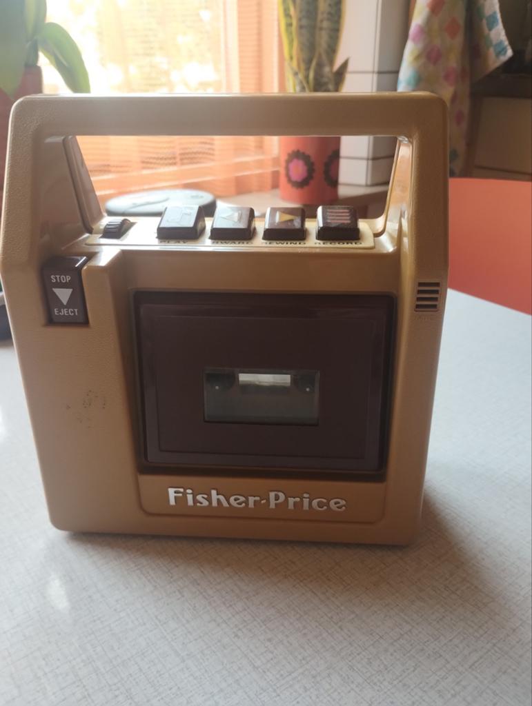 Vintage Fisher-Price Cassetterecorder, Audio, Tv en Foto, Cassettedecks, Ophalen of Verzenden